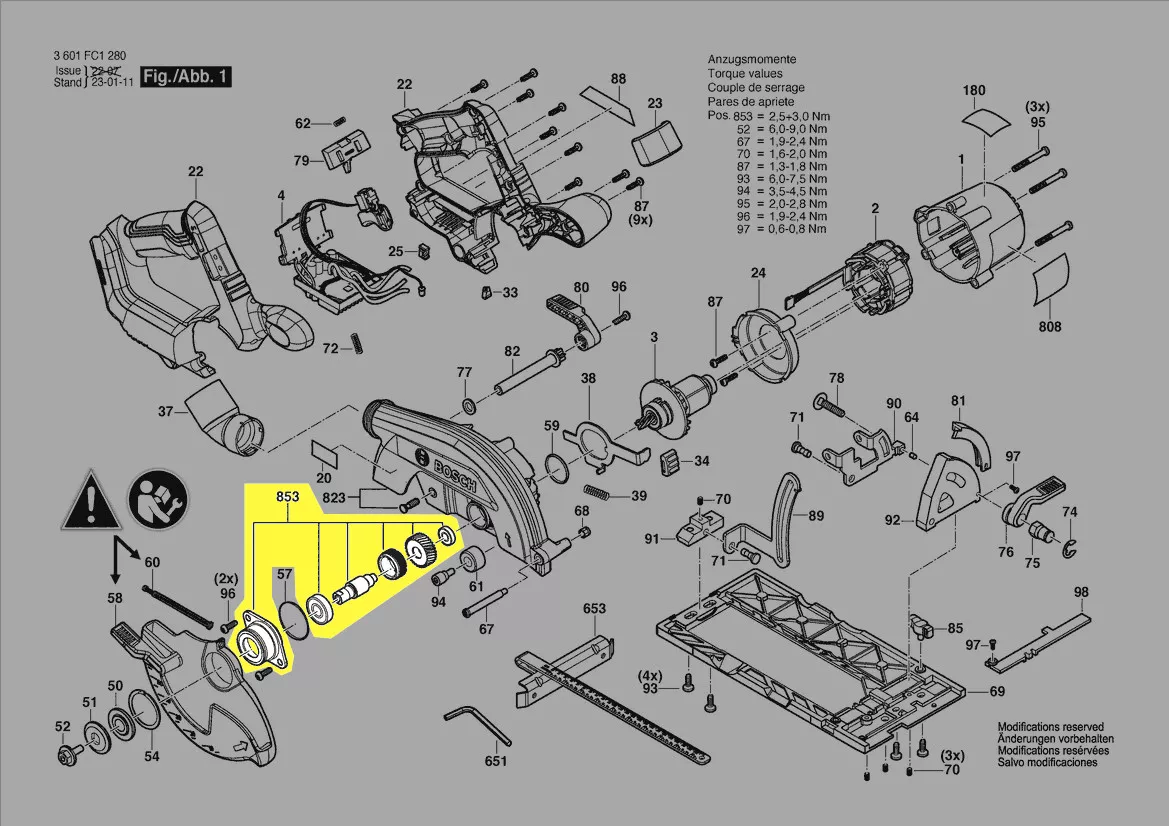 Arbre de transmission réf. 1 619 P17 447 Bosch